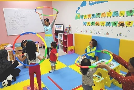 Kid Able class with dynamic teacher