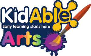 KidAble Arts Program Logo. Creative Arts Programs for Kids at KidAble