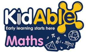 Logo KidAble Maths โปรแกรมคณิตศาสตร์ KidAble - สำหรับเด็ก 3-12 ปี เป็น