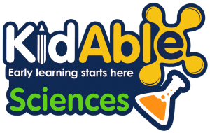 KidAble Sciences Logo. KidAble Sciences Program.